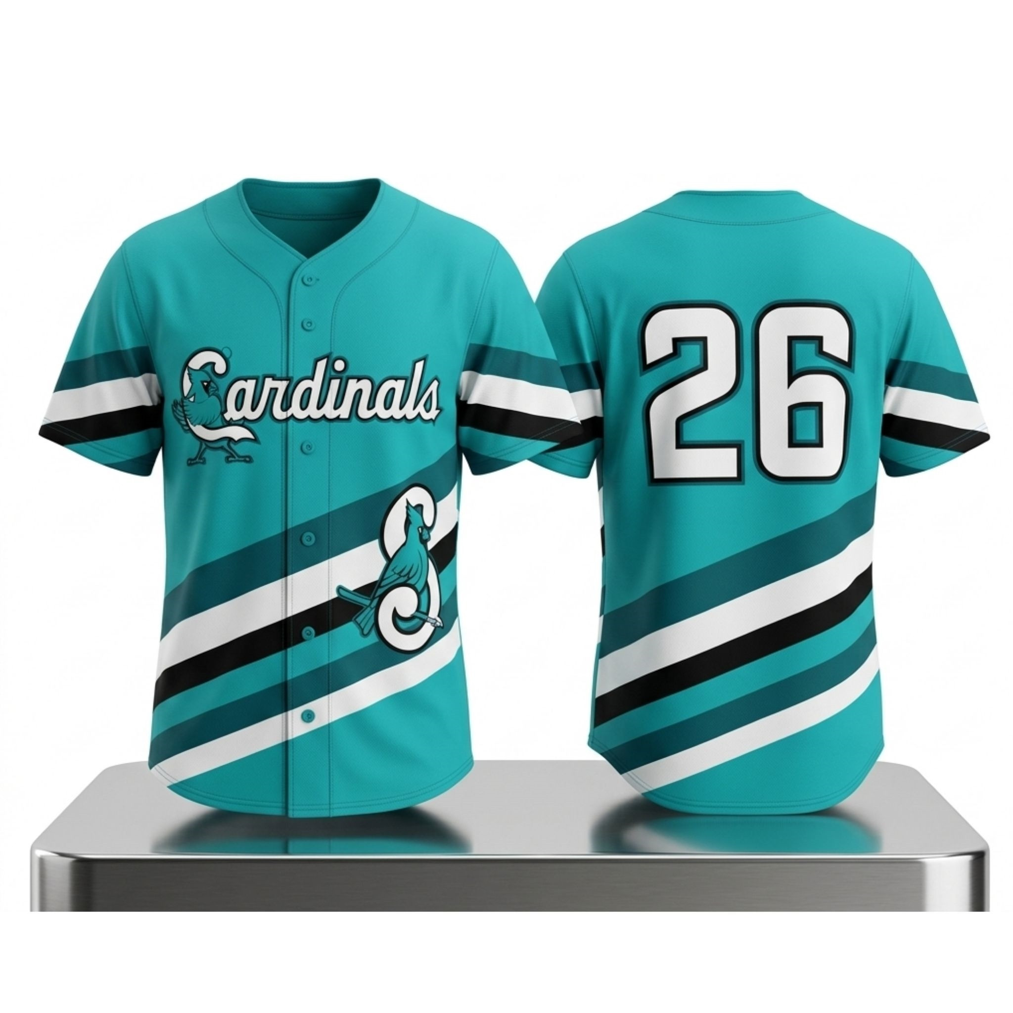 Springfield Cardinals Teal Jersey Auction 2026 Giveaway 1 - Unicasport Springfield Cardinals Teal Jersey Auction 2026 Giveaway