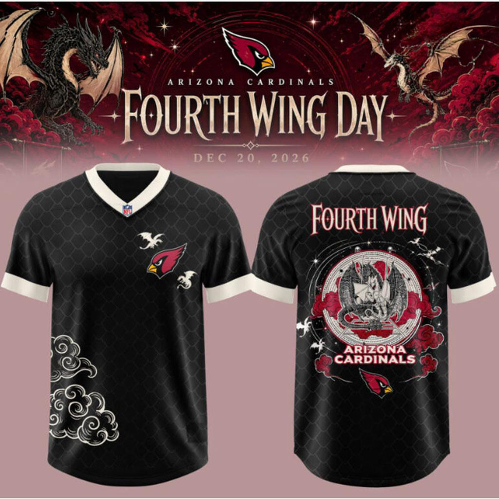 Arizona Cardinals Fourth Wing Edition Jersey Arizona Cardinals Merch Football Gift Idea