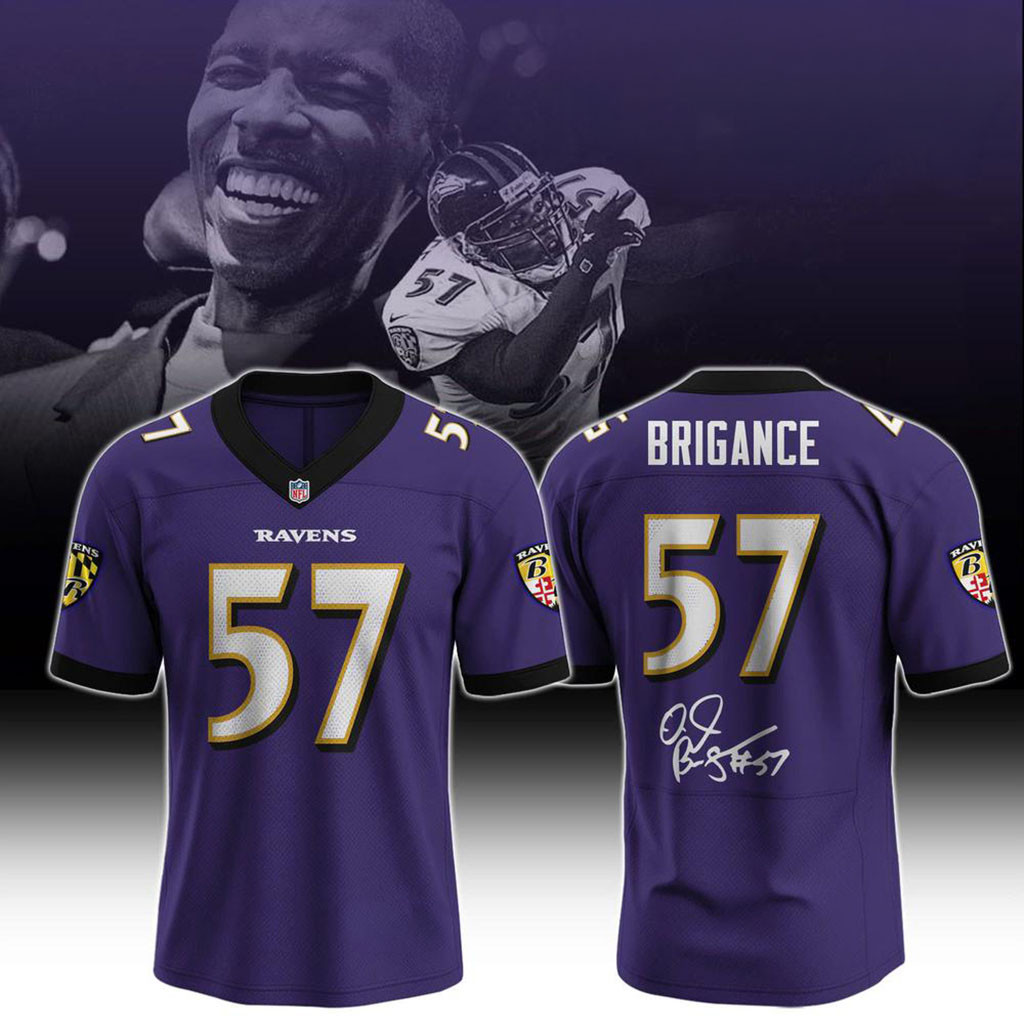 Baltimore Ravens OJ Brigance #57 In Loving Memory Football Jersey RIP OJ Brigance Merch Gifts 1 - Unicasport Baltimore Ravens OJ Brigance #57 In Loving Memory Football Jersey RIP OJ Brigance Merch Gifts