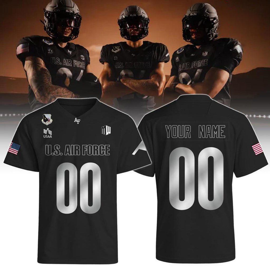 Personalized Air Force Falcons B-21 Stealth Jersey AF Falcons Merch Gift For Football Fans 1 - Unicasport Personalized Air Force Falcons B-21 Stealth Jersey AF Falcons Merch Gift For Football Fans