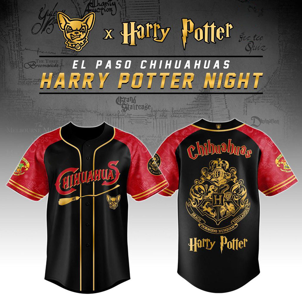 El Paso Chihuahuas Hogwarts Crossover Baseball Jersey Chihuahuas Merch Gifts For Baseball Fans 1 - Unicasport El Paso Chihuahuas Hogwarts Crossover Baseball Jersey Chihuahuas Merch Gifts For Baseball Fans