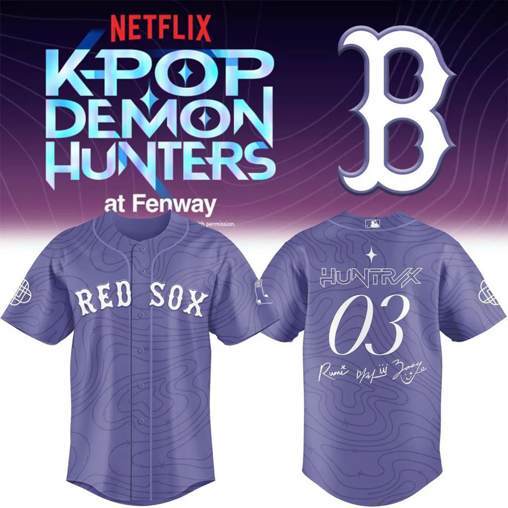 Boston Red Sox X K-Pop Demon Hunters Special Edition Jersey Boston Red Sox Merch Fan Gifts 1 - Unicasport Boston Red Sox X K-Pop Demon Hunters Special Edition Jersey Boston Red Sox Merch Fan Gifts
