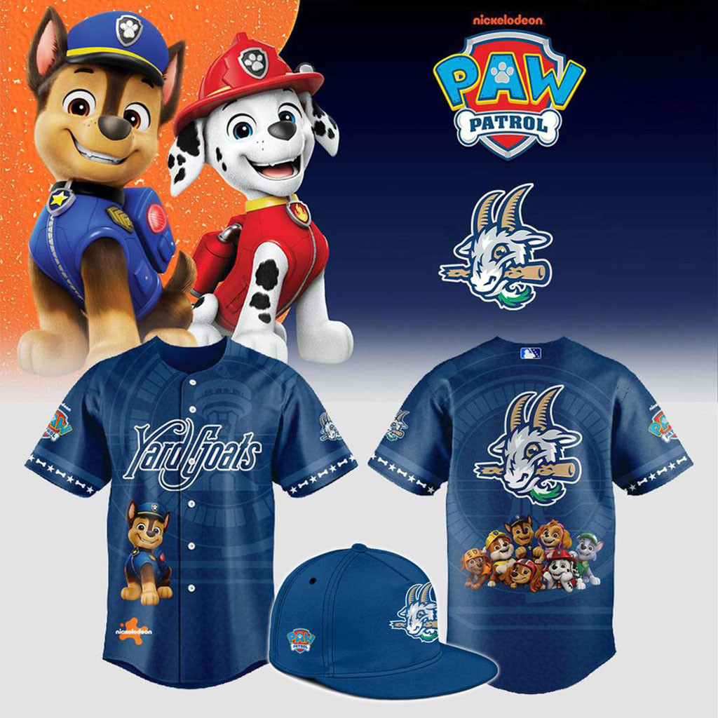 Hartford Yard Goats x Paw Patrol Night Baseball Jersey Goats Merch Presents For Basketball Fans 1 - Unicasport Hartford Yard Goats x Paw Patrol Night Baseball Jersey Goats Merch Presents For Basketball Fans