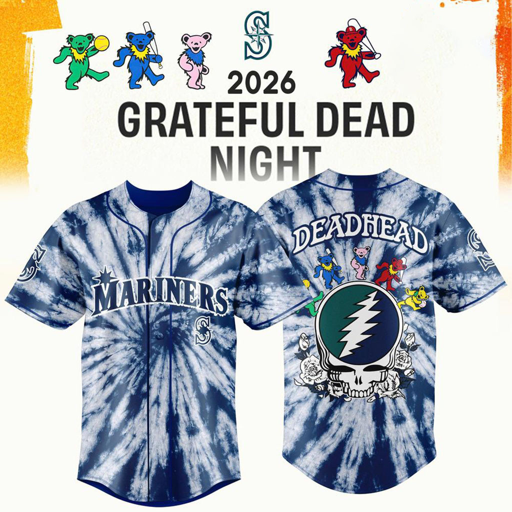 Seattle Mariners x Grateful Dead Night 2026 Baseball Jersey Mariners Merch Gifts For Baseball Fan 1 - Unicasport Seattle Mariners x Grateful Dead Night 2026 Baseball Jersey Mariners Merch Gifts For Baseball Fan