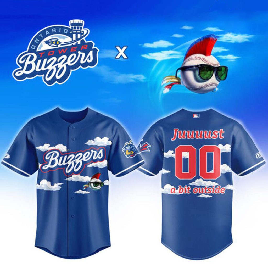 Custom Ontario Tower Buzzers Major League Night Baseball Jersey Buzzers Merch Fan Gifts 1 - Unicasport Custom Ontario Tower Buzzers Major League Night Baseball Jersey Buzzers Merch Fan Gifts