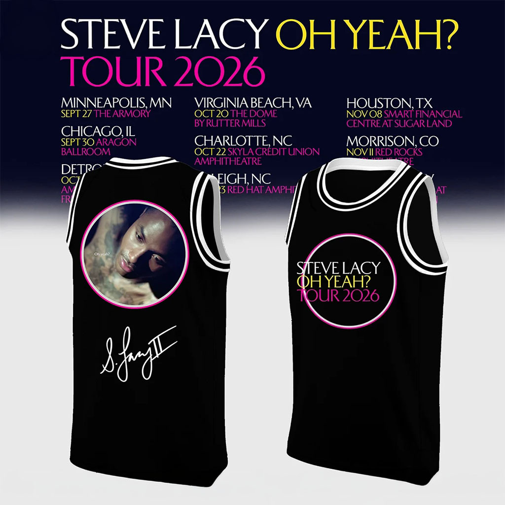 Steve Lacy Oh Yeah Tour 2026 Signature Basketball Jersey Steve Lacy Merch Present For Him 1 - Unicasport Steve Lacy Oh Yeah Tour 2026 Signature Basketball Jersey Steve Lacy Merch Present For Him