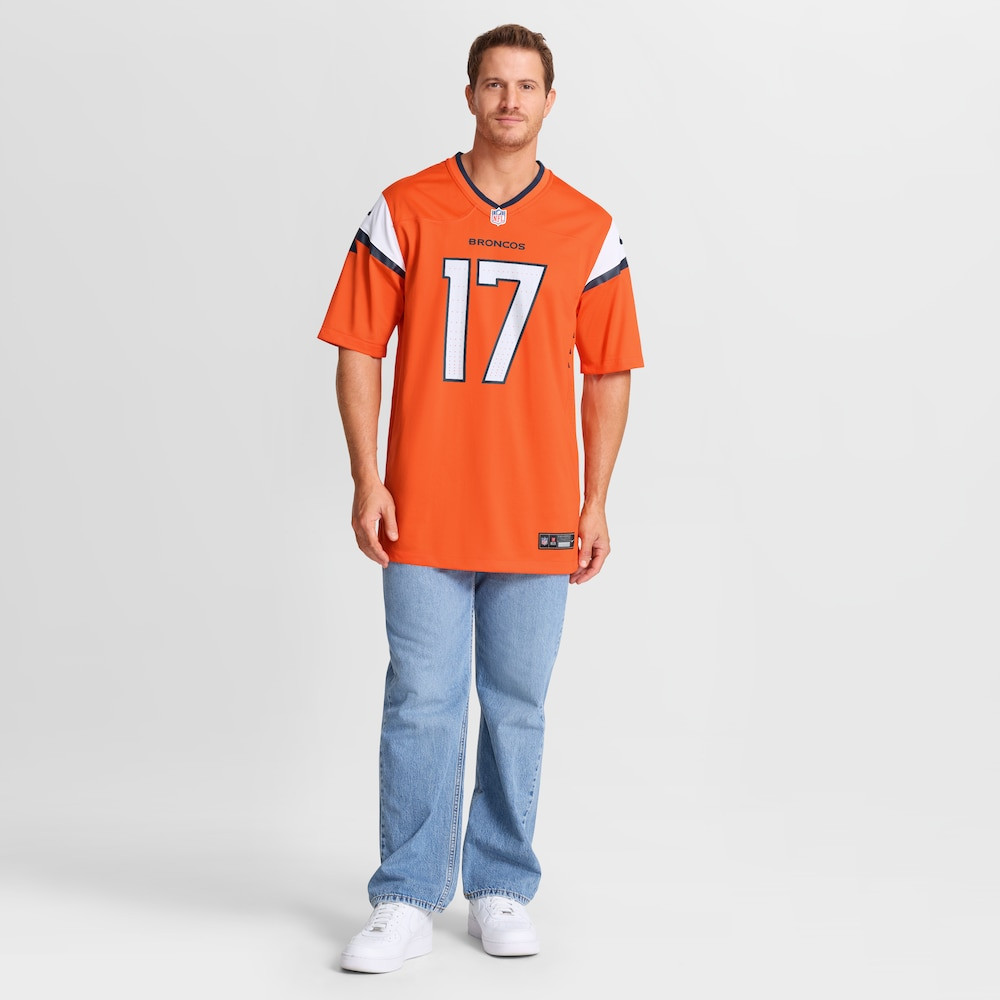 Denver Broncos Merch - Men's Jaylen Waddle Game Jersey, Orange 1 - Unicasport Denver Broncos Merch - Men's Jaylen Waddle Game Jersey, Orange