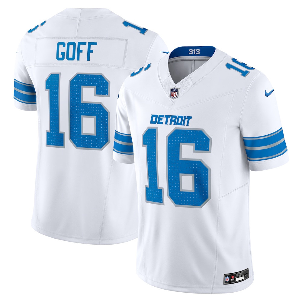 Detroit Lions Merch - Men's Jared Goff Vapor F.U.S.E. Limited Jersey, White 1 - Unicasport Detroit Lions Merch - Men's Jared Goff Vapor F.U.S.E. Limited Jersey, White