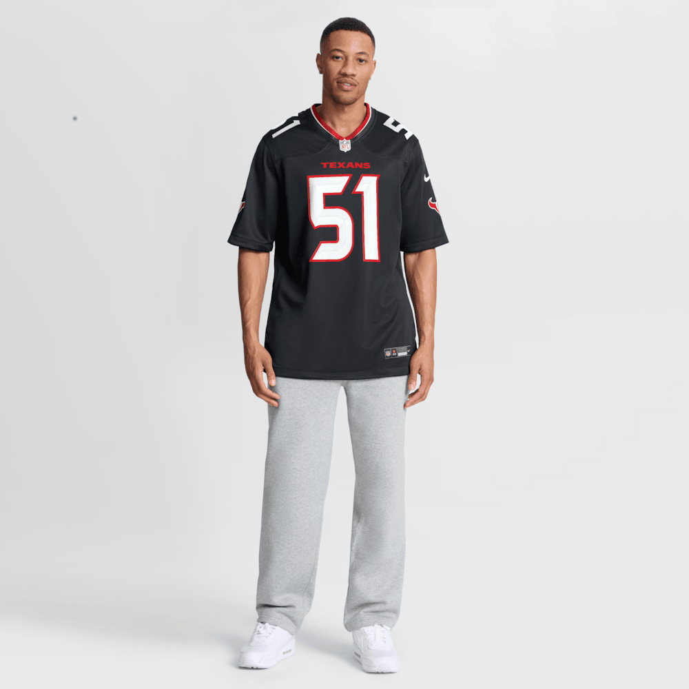 Houston Texans Merch - Men's Will Anderson Jr. Game Jersey, Navy 1 - Unicasport Houston Texans Merch - Men's Will Anderson Jr. Game Jersey, Navy