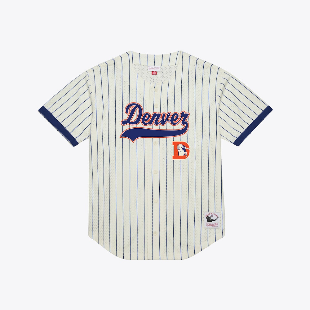 Denver Broncos Merch - Men's John Elway Cream Name & Number Mesh Fashion Jersey - Best Football Gift Ideas 1 - Unicasport Denver Broncos Merch - Men's John Elway Cream Name & Number Mesh Fashion Jersey - Best Football Gift Ideas