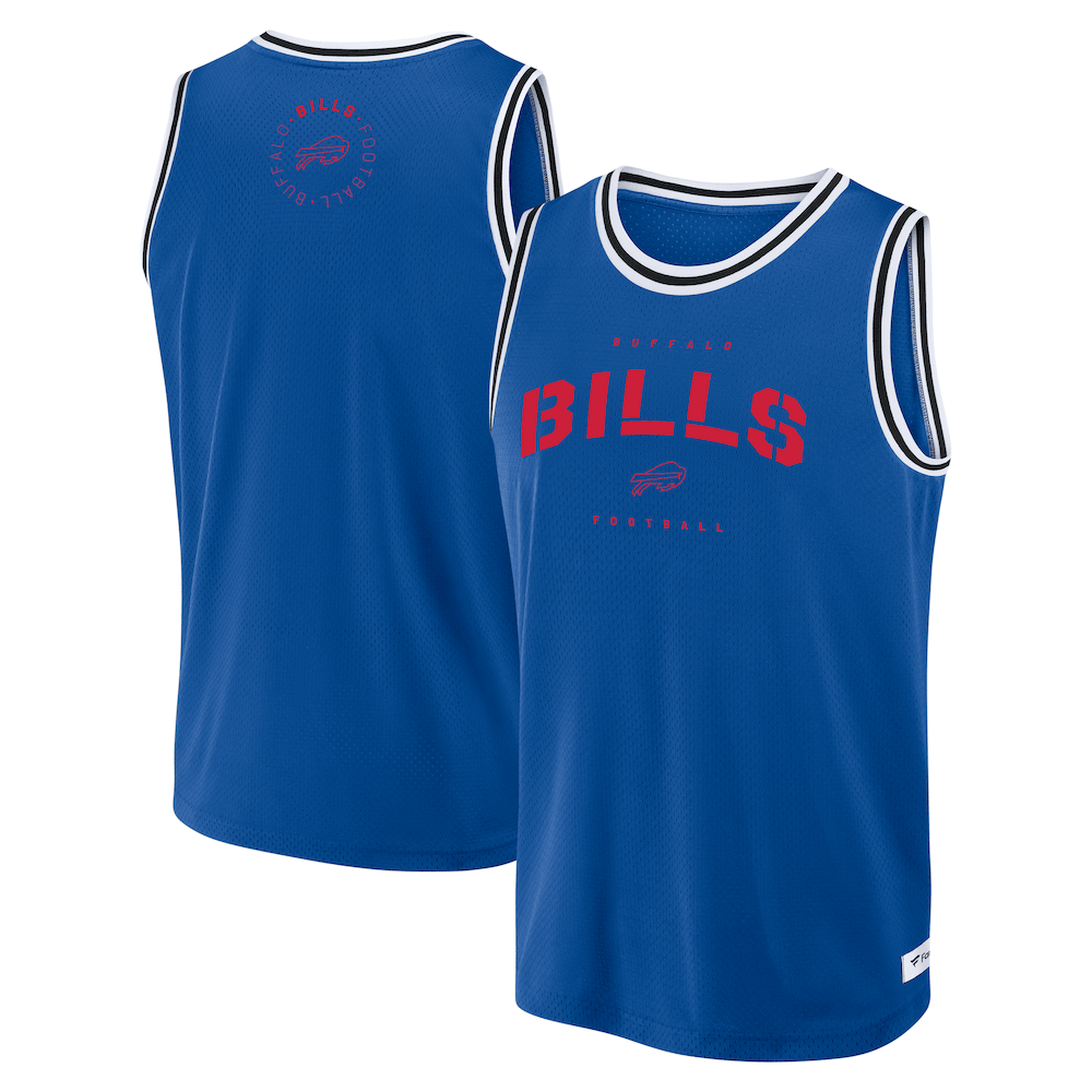 Buffalo Bills Merch - Men's Fanatics Royal Elements Future Ground Jersey Tank Top - Best Football Related Gifts 1 - Unicasport Buffalo Bills Merch - Men's Fanatics Royal Elements Future Ground Jersey Tank Top - Best Football Related Gifts