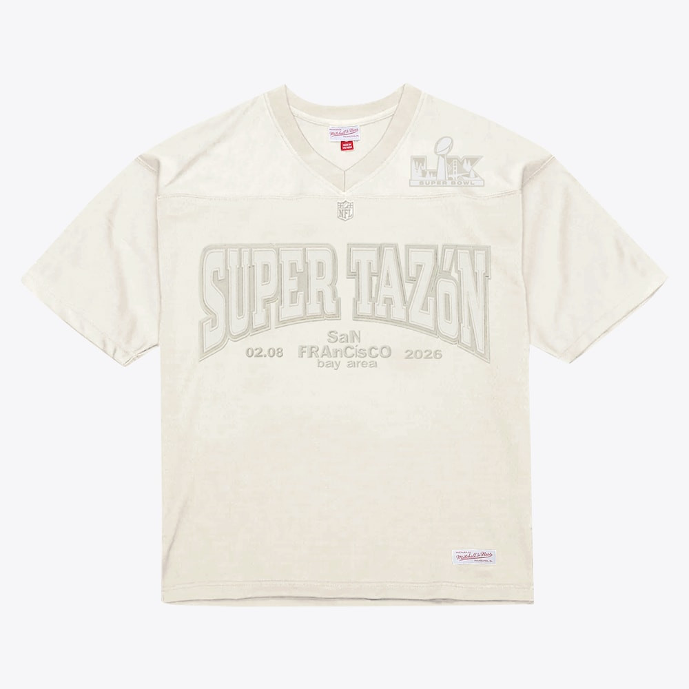 San Francisco 49ers Merch - Bad Bunny x Super Tazón Cream Bad Bunny Legacy Jersey - Football Christmas Gifts 1 - Unicasport San Francisco 49ers Merch - Bad Bunny x Super Tazón Cream Bad Bunny Legacy Jersey - Football Christmas Gifts
