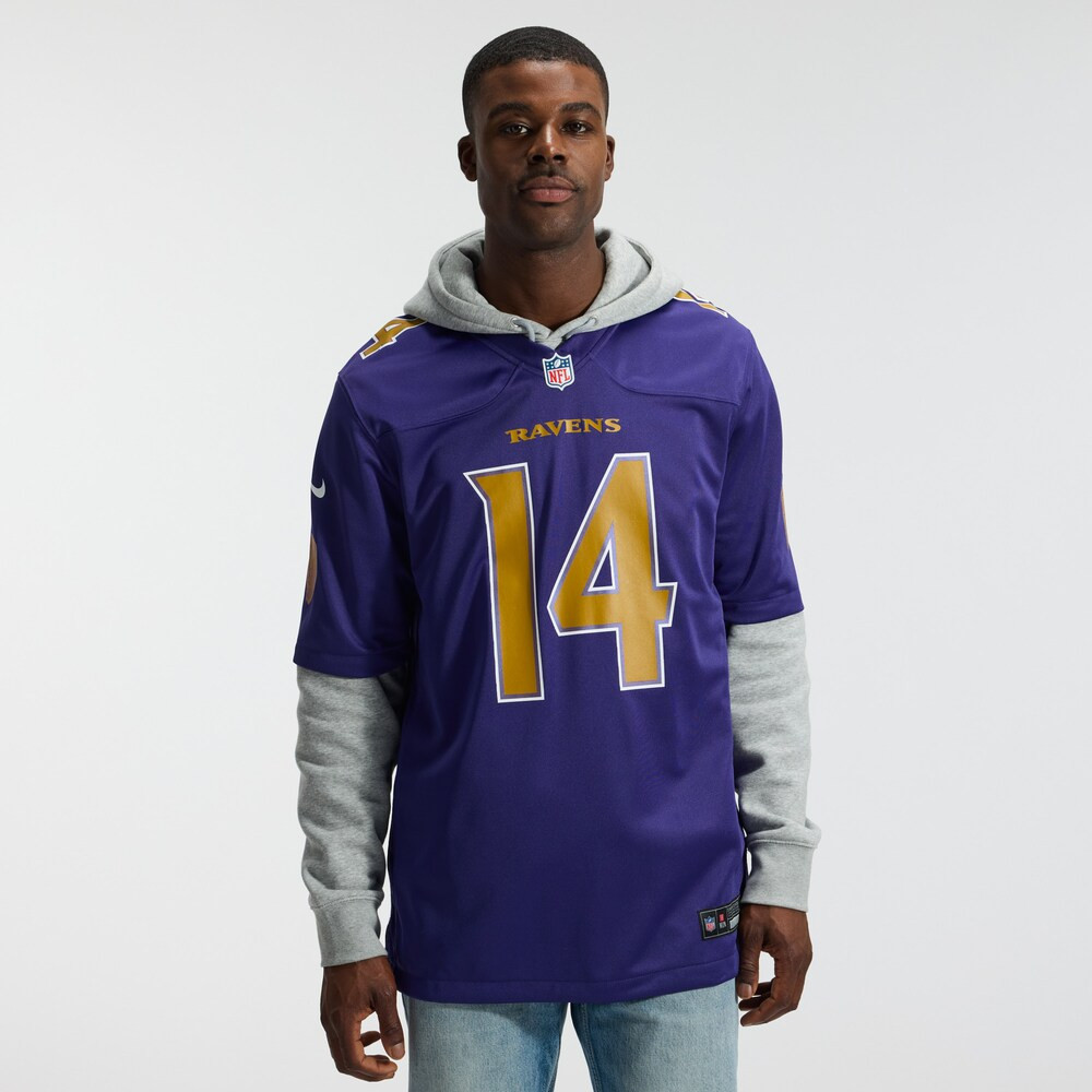 Baltimore Ravens Merch - Men's Kyle Hamilton Purple Alternate Game Jersey - Football Christmas Gifts 1 - Unicasport Baltimore Ravens Merch - Men's Kyle Hamilton Purple Alternate Game Jersey - Football Christmas Gifts