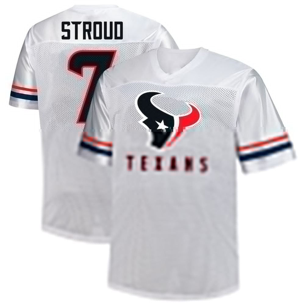 Houston Texans Merch - Men's C.J. Stroud Fanatics V-Neck Fashion Jersey, Big & Tall, White - Best Presents For Football Fans 1 - Unicasport Houston Texans Merch - Men's C.J. Stroud Fanatics V-Neck Fashion Jersey, Big & Tall, White - Best Presents For Football Fans