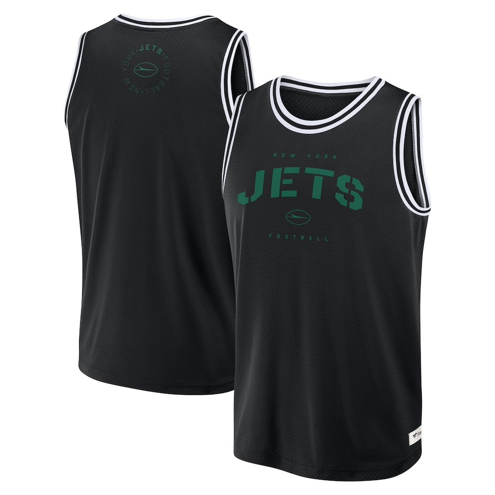 New York Jets Merch - Men's Fanatics Elements Future Ground Jersey Tank Top, Black - Great Football Gifts 1 - Unicasport New York Jets Merch - Men's Fanatics Elements Future Ground Jersey Tank Top, Black - Great Football Gifts