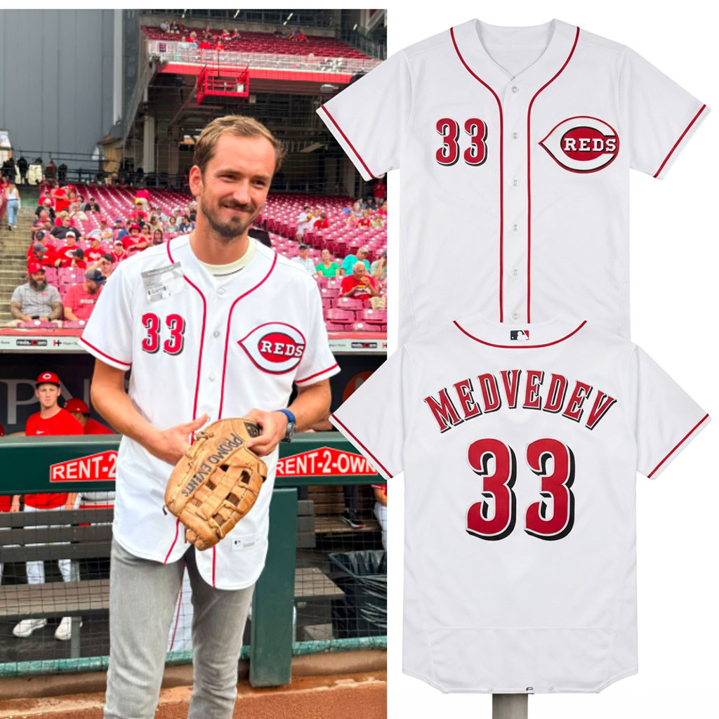 Daniil Medvedev Cincinnati Reds Baseball Jersey No 33 Jersey Cincinnati Reds Merch Fan Gifts 1 - Unicasport Daniil Medvedev Cincinnati Reds Baseball Jersey No 33 Jersey Cincinnati Reds Merch Fan Gifts