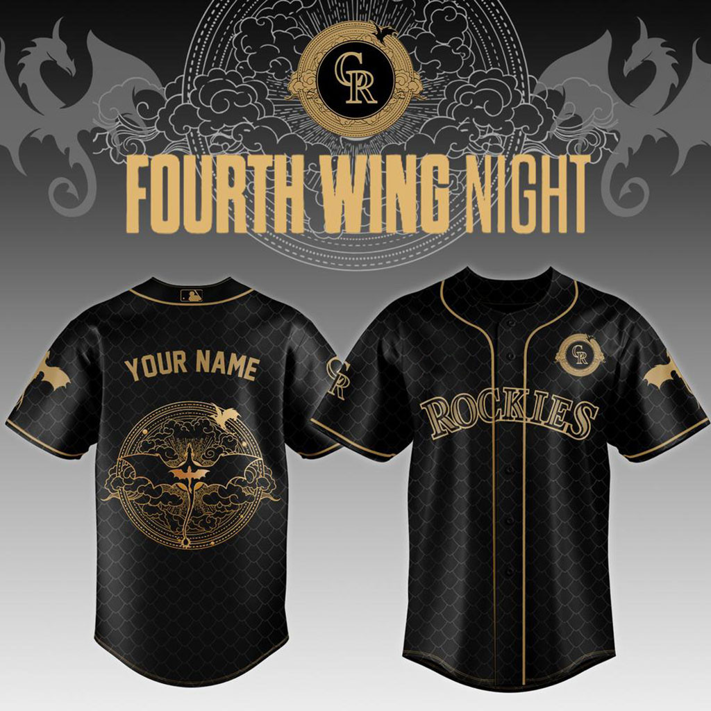 Personalized Colorado Rockies X Fourth Wing Night Baseball Jersey Colorado Rockies Merch 2026 1 - Unicasport Personalized Colorado Rockies X Fourth Wing Night Baseball Jersey Colorado Rockies Merch 2026