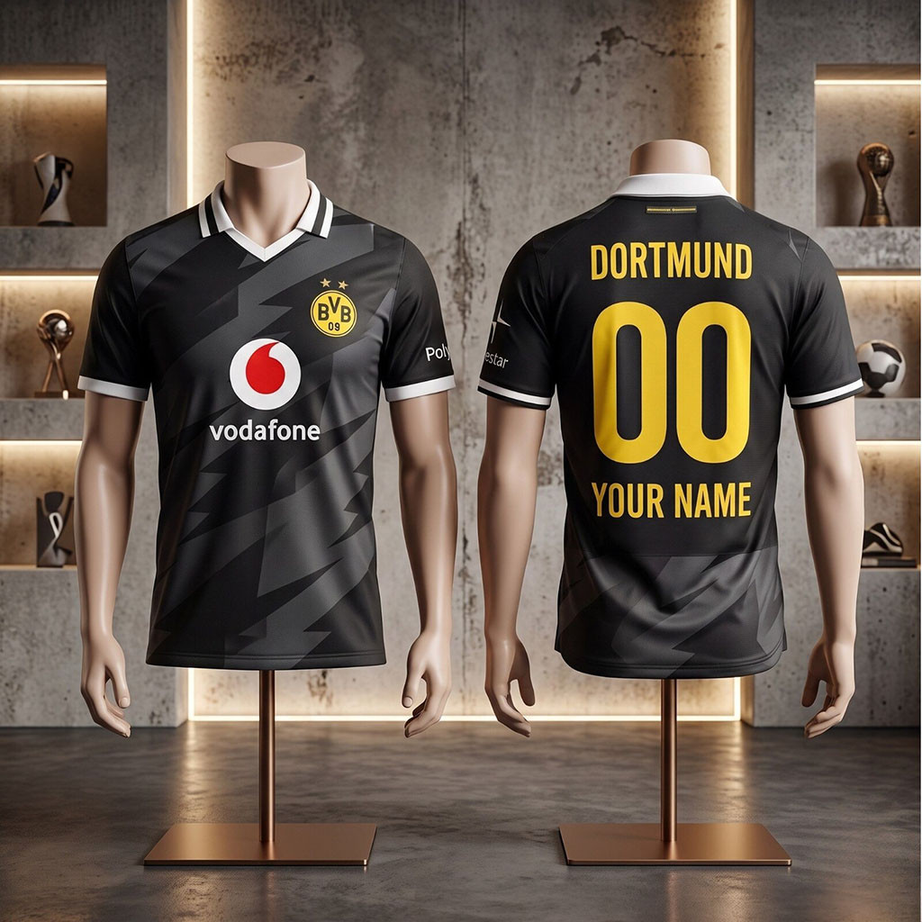 Personalized Borussia Dortmund 26 27 Away Jersey Shirt Borussia Dortmund Merch Fan Gifts 1 - Unicasport Personalized Borussia Dortmund 26 27 Away Jersey Shirt Borussia Dortmund Merch Fan Gifts