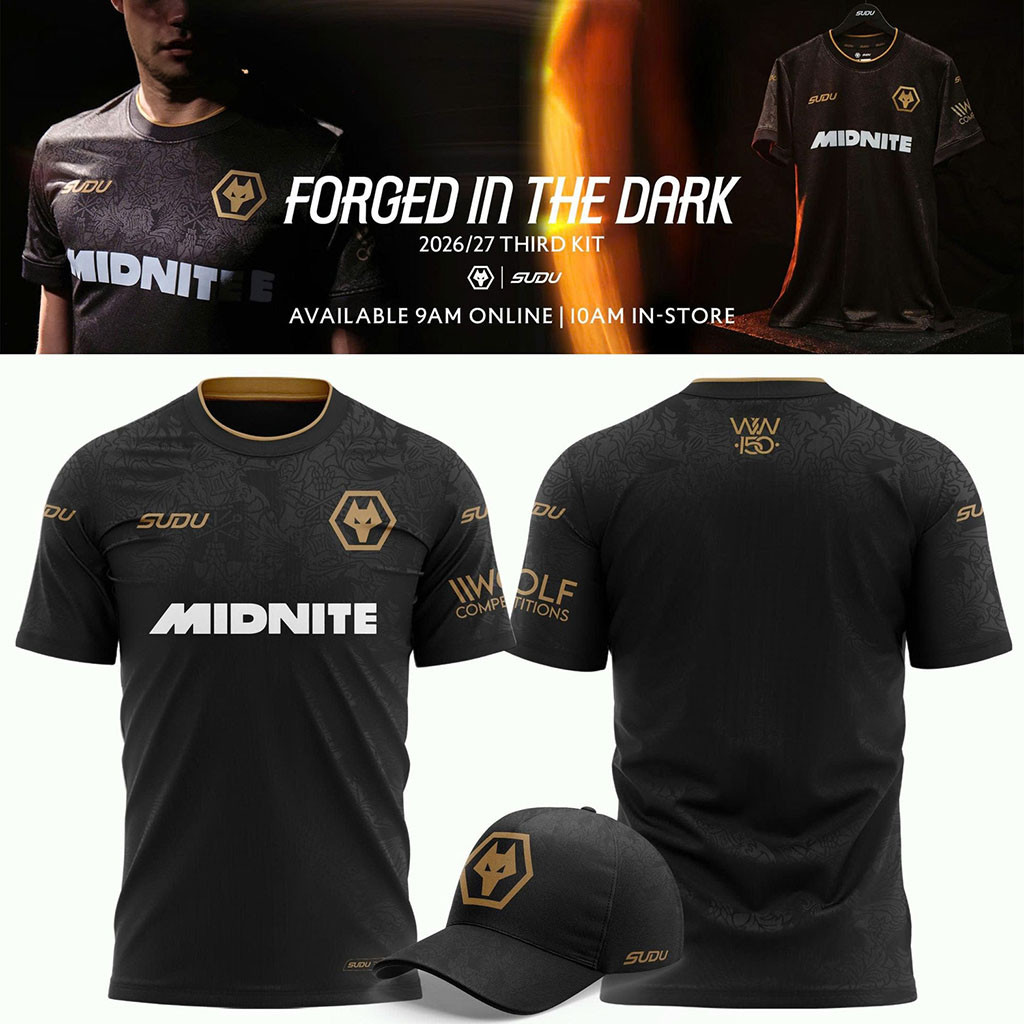 Wolverhampton Wanderers Wolves 2026 27 Third Kit Shirt Jersey Wolverhampton Wanderers FC Merch 1 - Unicasport Wolverhampton Wanderers Wolves 2026 27 Third Kit Shirt Jersey Wolverhampton Wanderers FC Merch