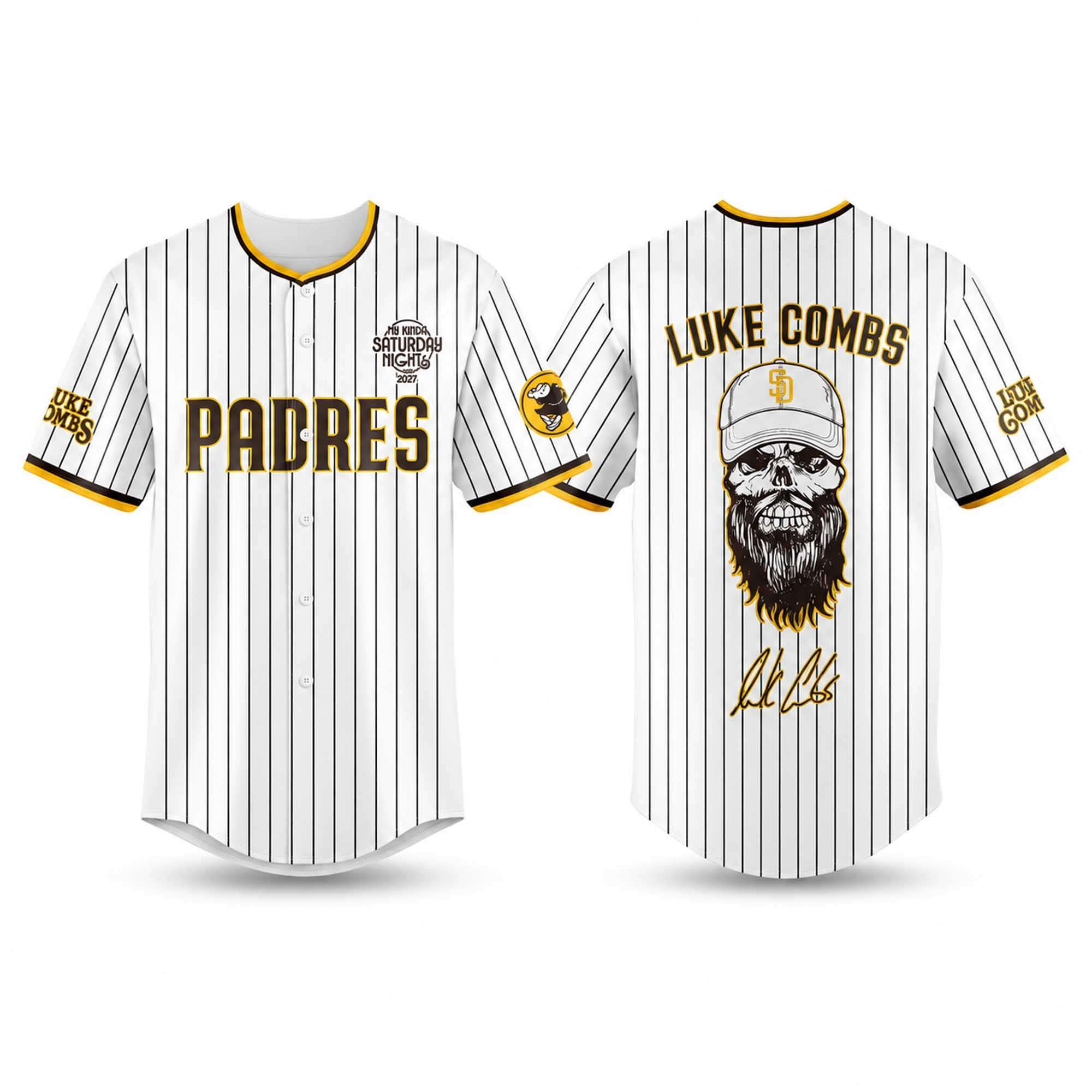 Padres Luke Combs My Kinda Saturday Night Tour 2027 Jersey San Diego Padres Merch Gifts For Fan 1 - Unicasport Padres Luke Combs My Kinda Saturday Night Tour 2027 Jersey San Diego Padres Merch Gifts For Fan