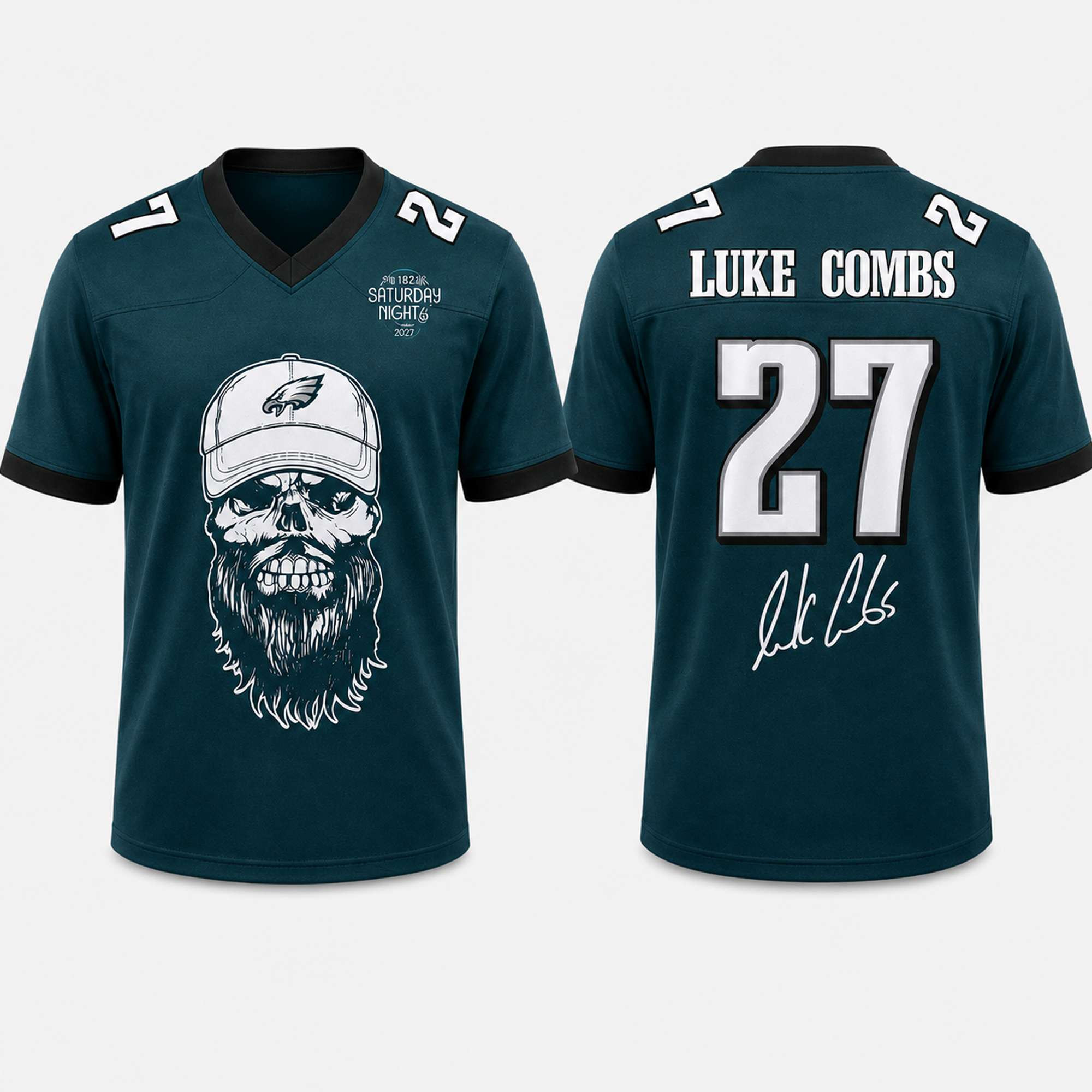 Eagles x Luke Combs My Kinda Saturday Night Tour 2027 Jersey Philadelphia Eagles Merch Fan Gifts 1 - Unicasport Eagles x Luke Combs My Kinda Saturday Night Tour 2027 Jersey Philadelphia Eagles Merch Fan Gifts