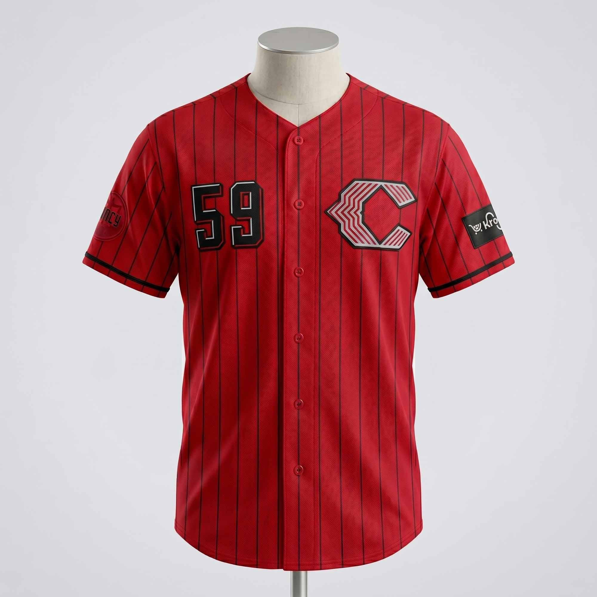 Reds City Connect 2026 Baseball Jersey – Custom Number 1 - Unicasport Reds City Connect 2026 Baseball Jersey – Custom Number