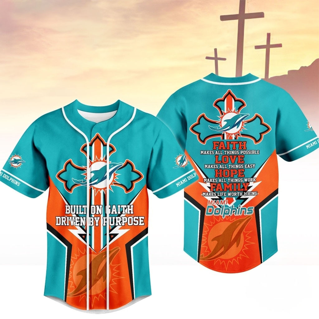 Miami Dolphins Blessed Beyond The Score Baseball Jersey Miami Dolphins Merch Present For Fans 1 - Unicasport Miami Dolphins Blessed Beyond The Score Baseball Jersey Miami Dolphins Merch Present For Fans