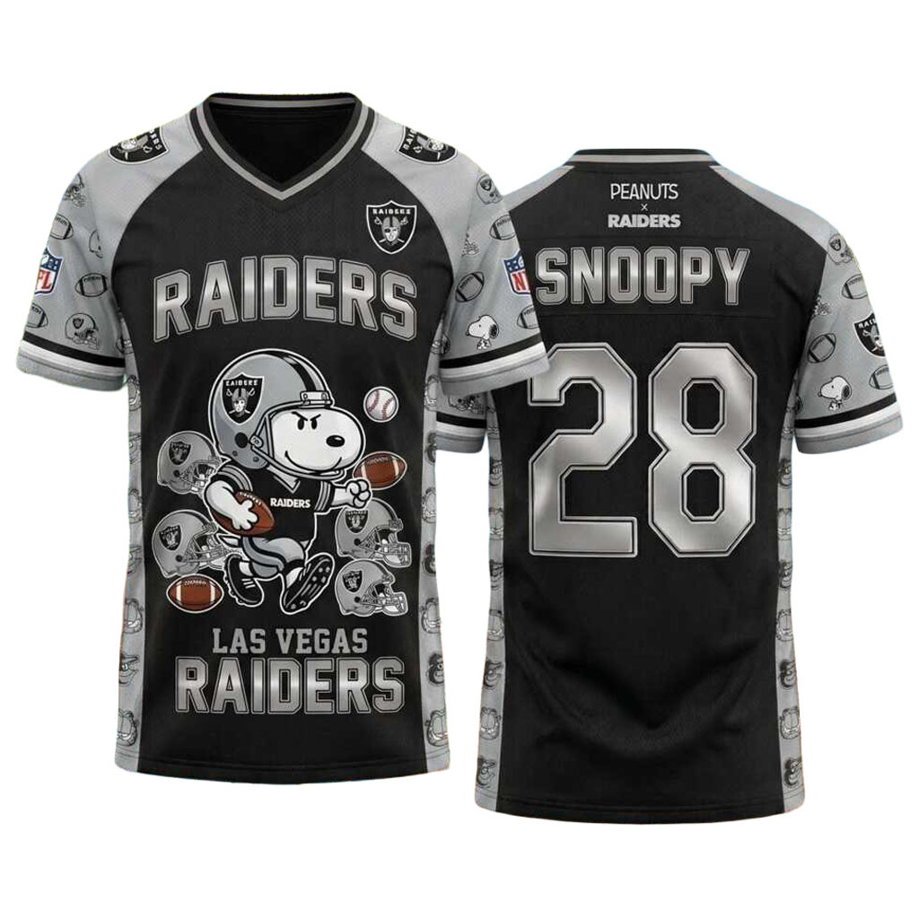 Las Vegas Raiders Snoopy Football Jersey LV Raiders Merch Football Related Gift Ideas 1 - Unicasport Las Vegas Raiders Snoopy Football Jersey LV Raiders Merch Football Related Gift Ideas