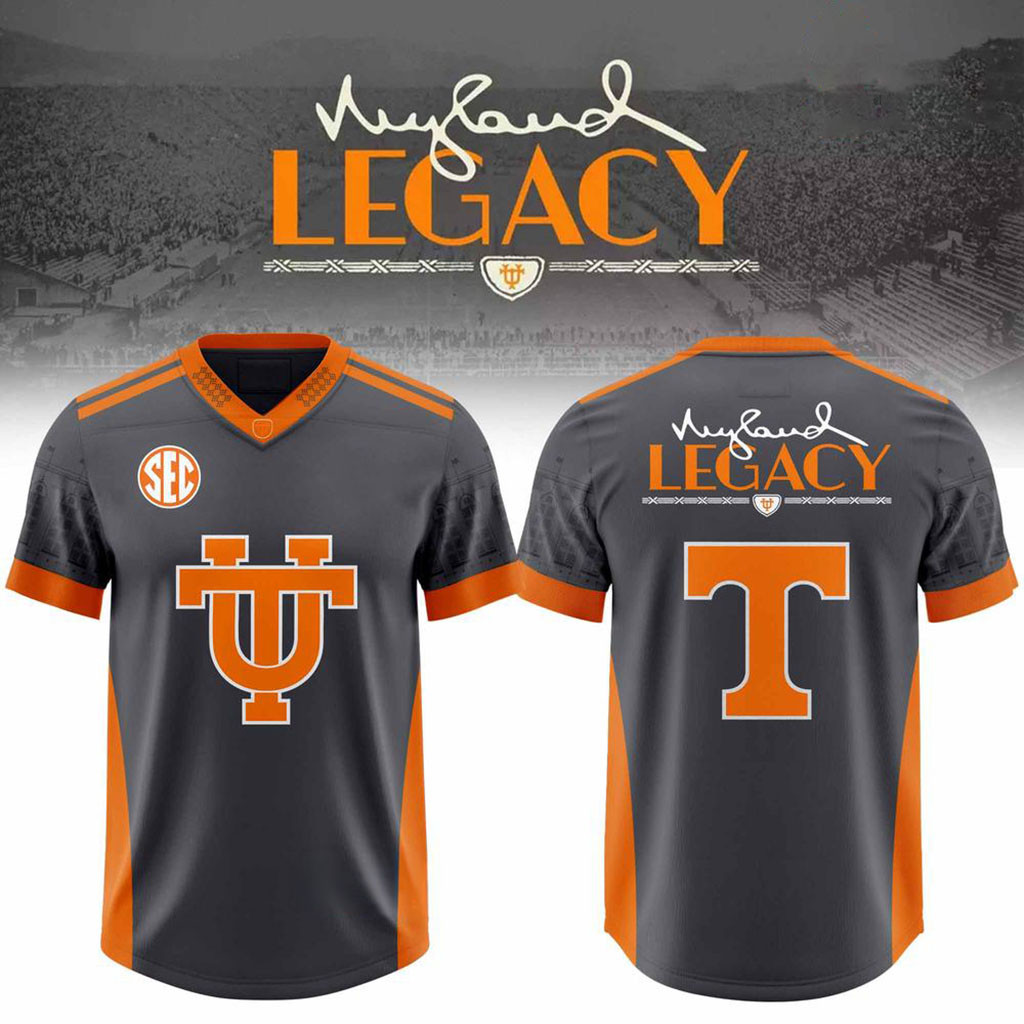 Tennessee Volunteers Neyland Legacy Smokey Grey Football Jersey Volunteers Merchandise 1 - Unicasport Tennessee Volunteers Neyland Legacy Smokey Grey Football Jersey Volunteers Merchandise