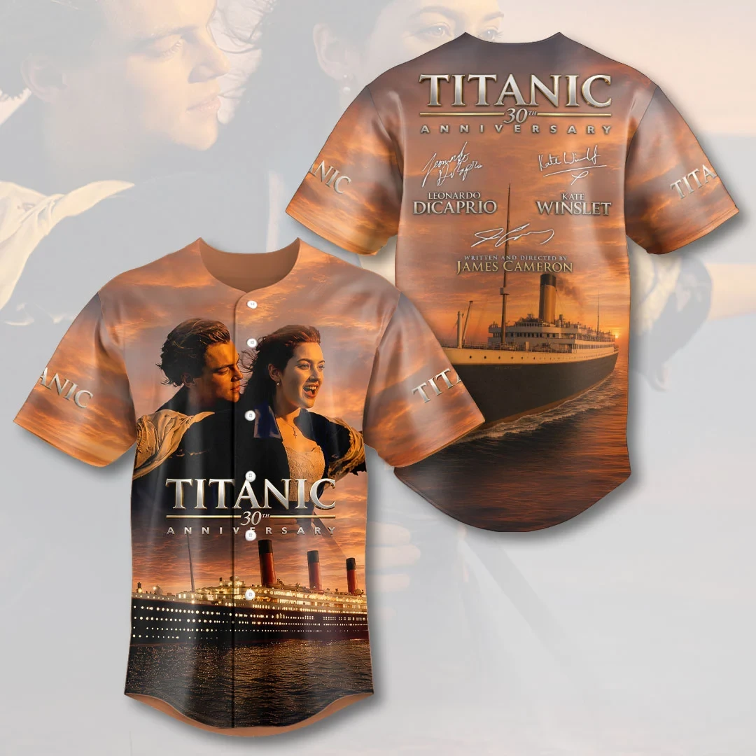 Titanic 30th Anniversary Baseball Jersey Jack And Rose Movie Titanic Merch Gifts For BFF 1 - Unicasport Titanic 30th Anniversary Baseball Jersey Jack And Rose Movie Titanic Merch Gifts For BFF