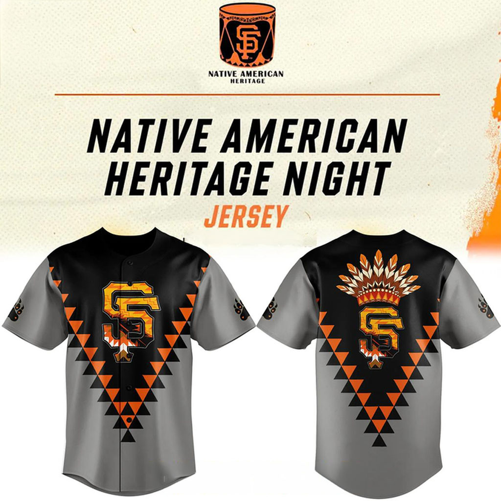 San Francisco Giants Native American Heritage 2026 November Night Jersey SF Giants Merch 1 - Unicasport San Francisco Giants Native American Heritage 2026 November Night Jersey SF Giants Merch