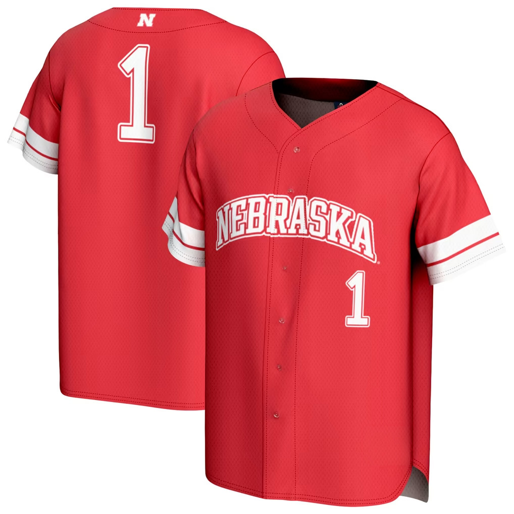 Nebraska Huskers Merch 2026 #1 Nebraska Huskers GameDay Greats Collegiate Baseball Jersey Gifts 1 - Unicasport Nebraska Huskers Merch 2026 #1 Nebraska Huskers GameDay Greats Collegiate Baseball Jersey Gifts