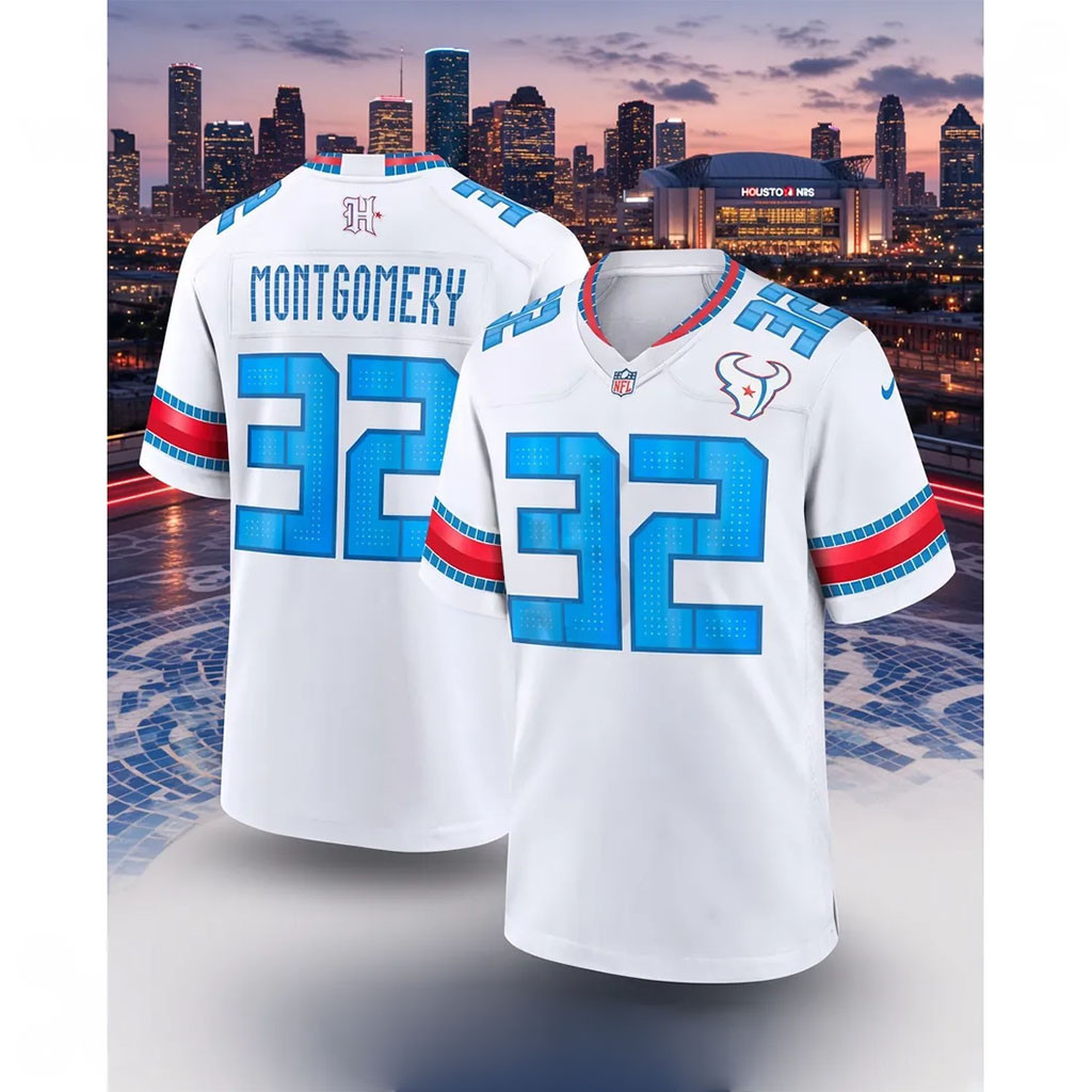 David Montgomery Jersey Shirt Houston Texans Rivalries Jersey White Houston Texans Merch 2026 1 - Unicasport David Montgomery Jersey Shirt Houston Texans Rivalries Jersey White Houston Texans Merch 2026