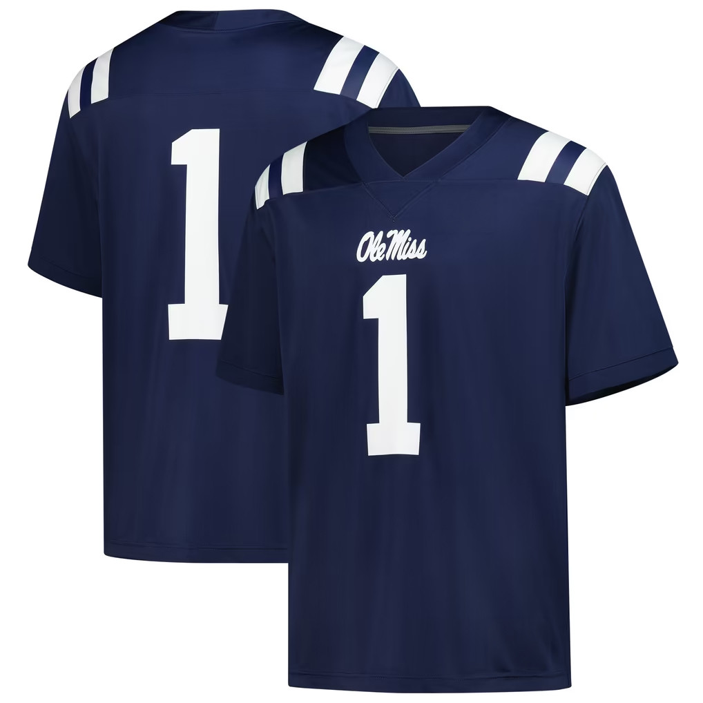 Ole Miss Merch 2026 #1 Ole Miss Rebels Untouchable Football Jersey Navy Game Day Apparel 1 - Unicasport Ole Miss Merch 2026 #1 Ole Miss Rebels Untouchable Football Jersey Navy Game Day Apparel