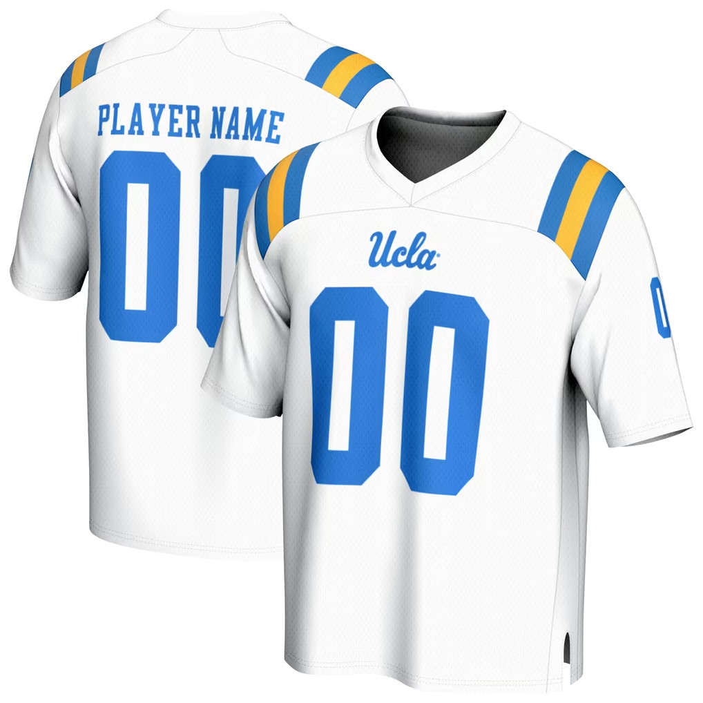 Custom UCLA Bruins Merch 2026 UCLA Bruins GameDay Greats NIL Football Jersey White Fan Gear 1 - Unicasport Custom UCLA Bruins Merch 2026 UCLA Bruins GameDay Greats NIL Football Jersey White Fan Gear