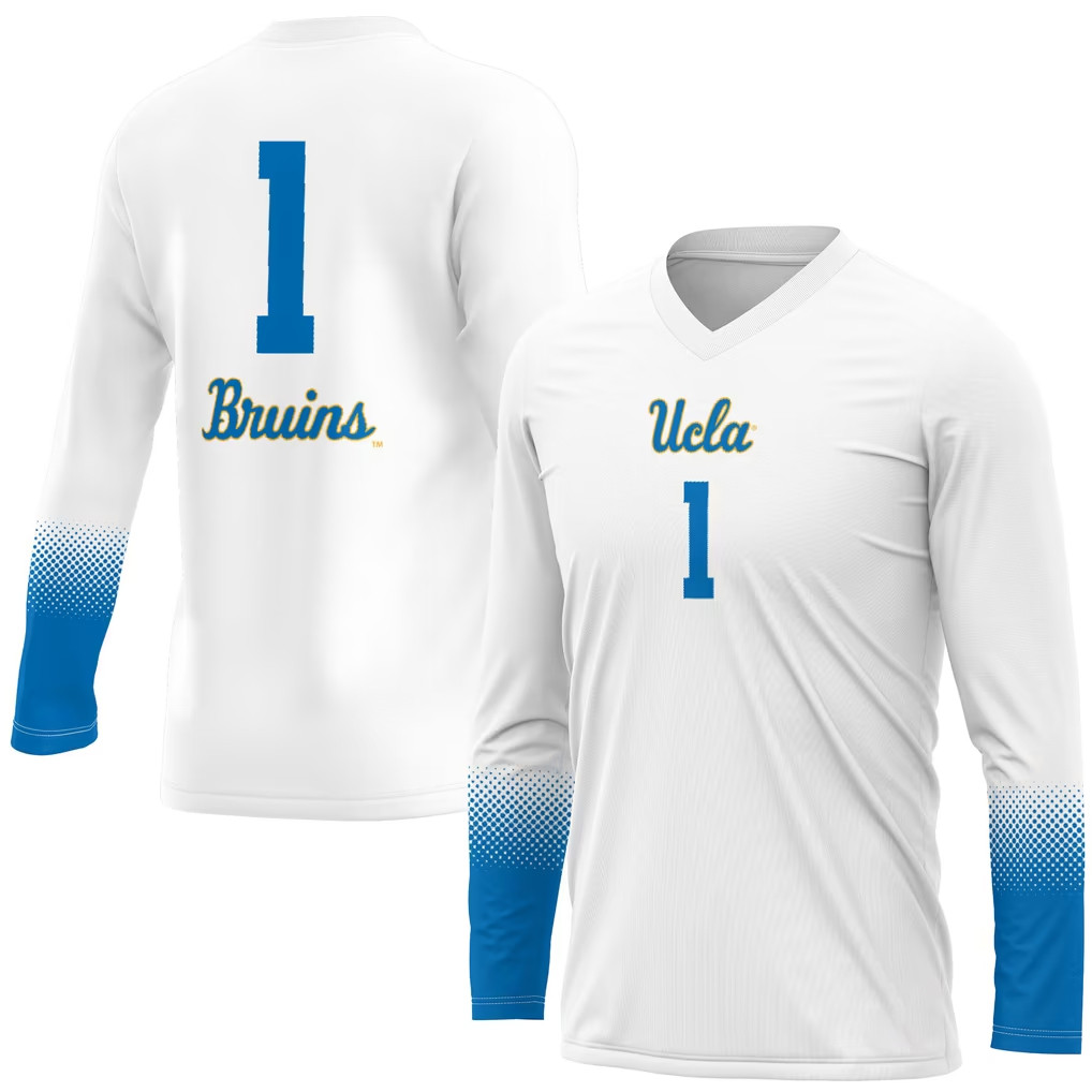 UCLA Bruins Merch #1 UCLA Bruins GameDay Greats Jersey White Best Gifts For Football Fans 1 - Unicasport UCLA Bruins Merch #1 UCLA Bruins GameDay Greats Jersey White Best Gifts For Football Fans