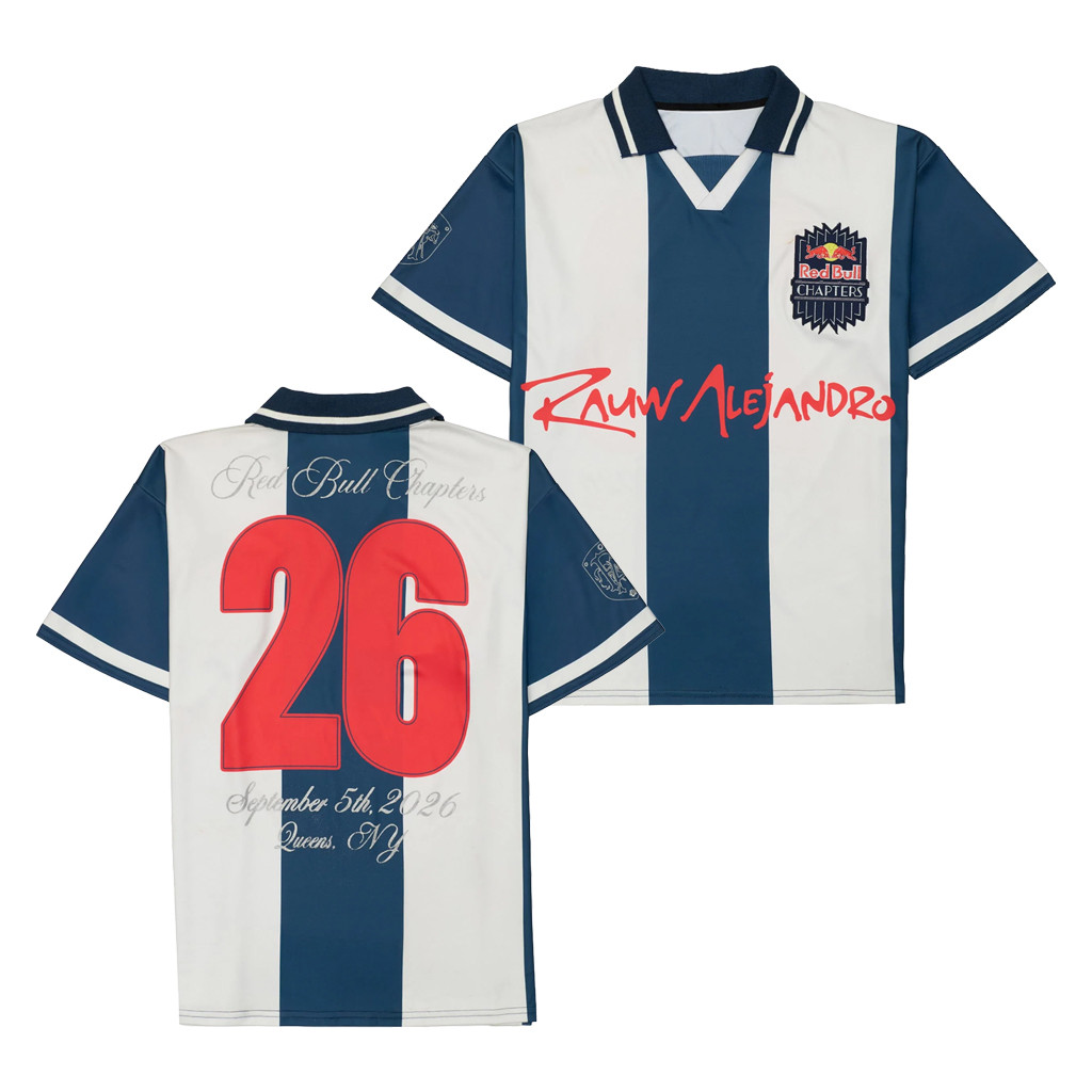 Rauw Alejandro X Red Bull Merch 2026 Red Bull Chapters Soccer Jersey Rauw Alejandro Tour Merch 1 - Unicasport Rauw Alejandro X Red Bull Merch 2026 Red Bull Chapters Soccer Jersey Rauw Alejandro Tour Merch
