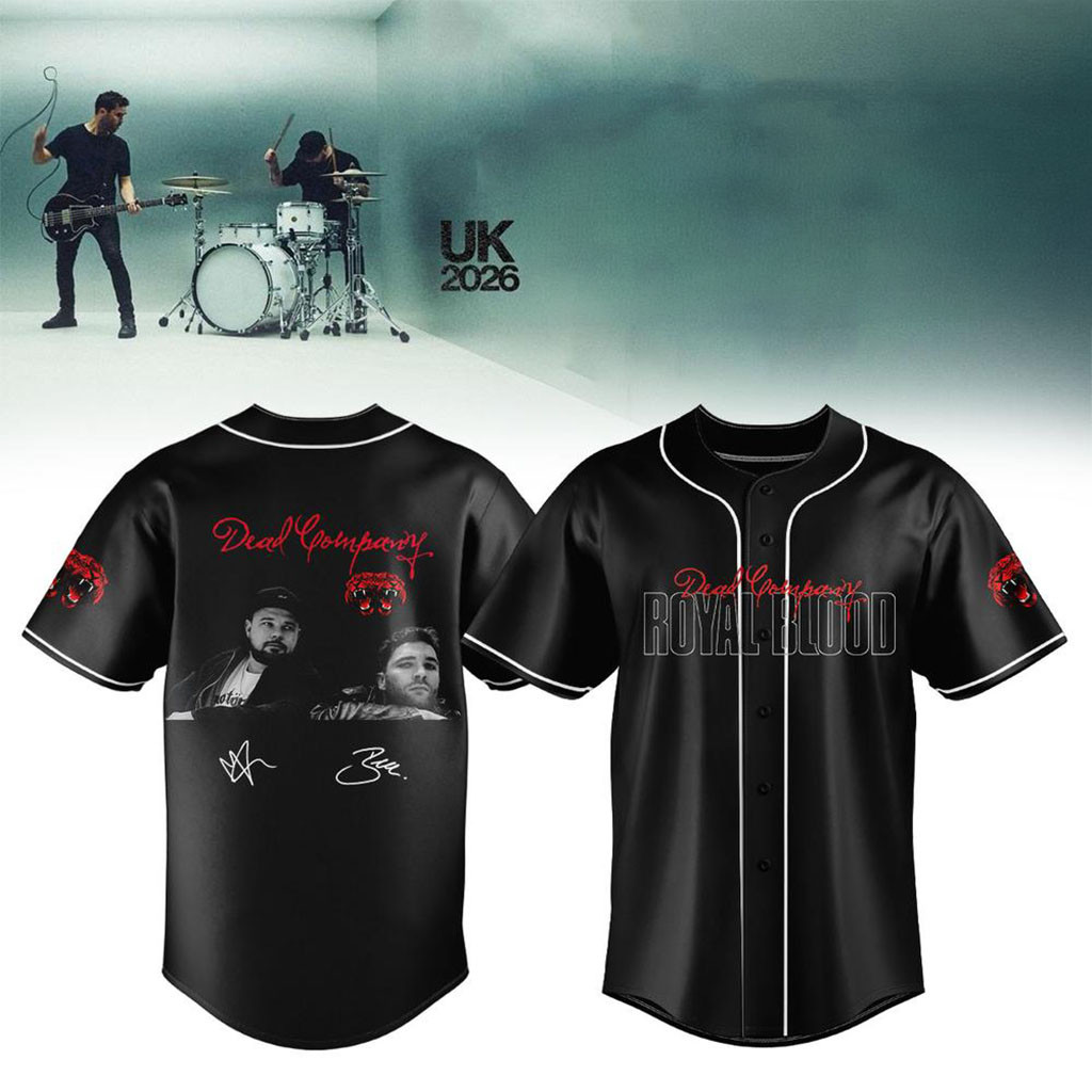 Royal Blood UK Tour 2026 Unpeople Special Guest Signature Baseball Jersey Royal Blood Merchandise 1 - Unicasport Royal Blood UK Tour 2026 Unpeople Special Guest Signature Baseball Jersey Royal Blood Merchandise