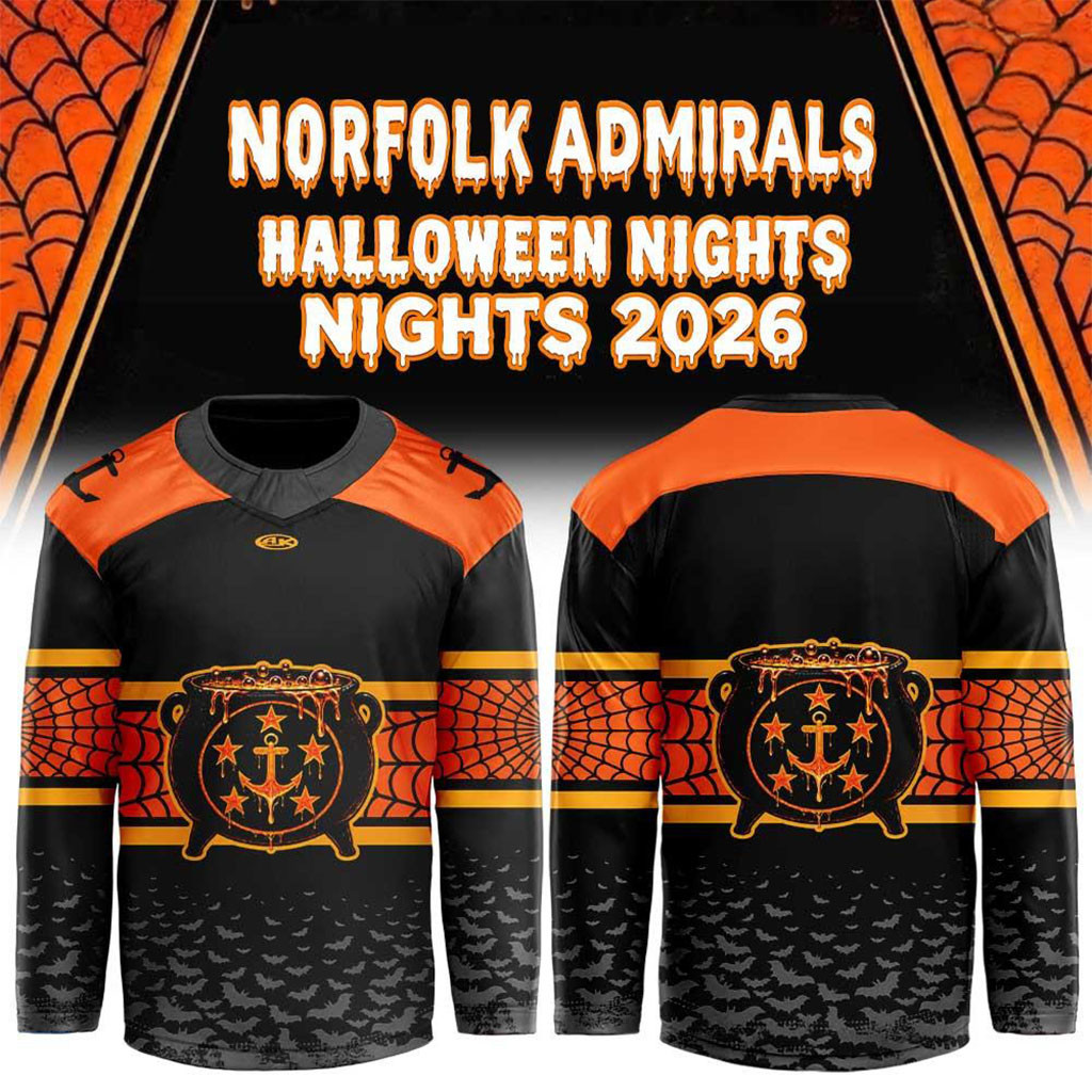 Norfolk Admirals Halloween Night 2026 Hockey Jersey Norfolk Admirals Merch Ice Hockey Fan Gifts 1 - Unicasport Norfolk Admirals Halloween Night 2026 Hockey Jersey Norfolk Admirals Merch Ice Hockey Fan Gifts