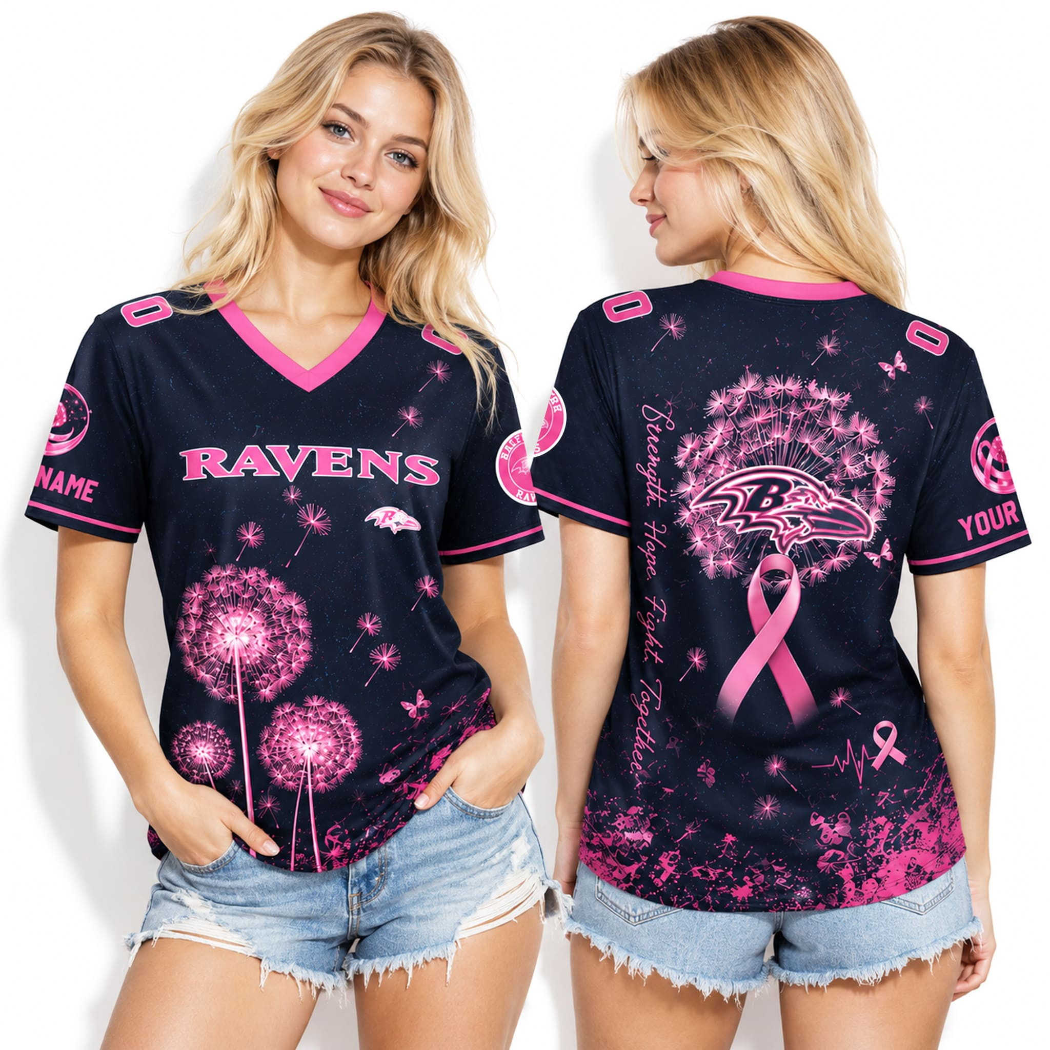 Personalized 2026 Ravens Breast Cancer Month Jersey Baltimore Ravens Merch Football Fan Gifts 1 - Unicasport Personalized 2026 Ravens Breast Cancer Month Jersey Baltimore Ravens Merch Football Fan Gifts