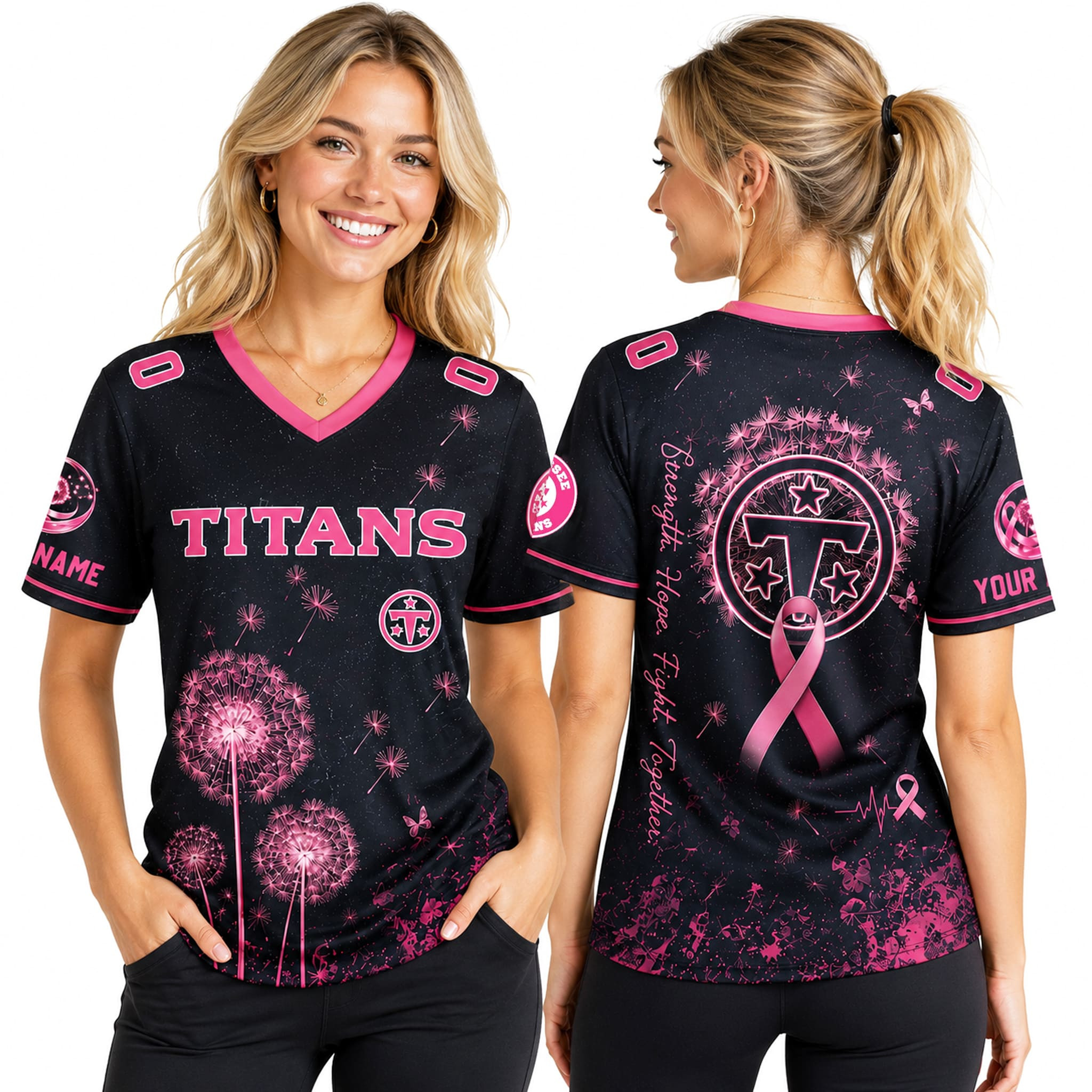 Personalised 2026 Titans Breast Cancer Month Jersey Tennessee Titans Merch Cancer Fighter Gifts 1 - Unicasport Personalised 2026 Titans Breast Cancer Month Jersey Tennessee Titans Merch Cancer Fighter Gifts