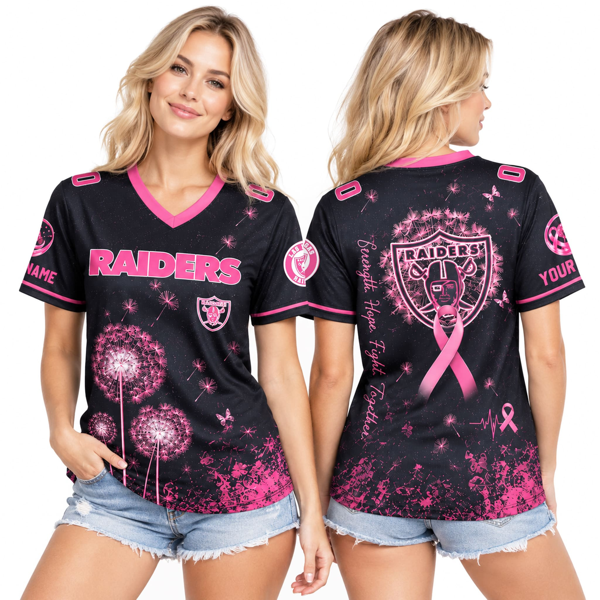 Personalized 2026 Raiders Breast Cancer Month Jersey LV Raiders Merch Gift For Cancer Warriors 1 - Unicasport Personalized 2026 Raiders Breast Cancer Month Jersey LV Raiders Merch Gift For Cancer Warriors