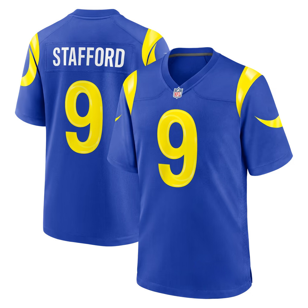Matthew Stafford Jersey Shirt 2026 Los Angeles Rams Merch #9 LA Rams Team Game Jersey Fan Gifts 1 - Unicasport Matthew Stafford Jersey Shirt 2026 Los Angeles Rams Merch #9 LA Rams Team Game Jersey Fan Gifts