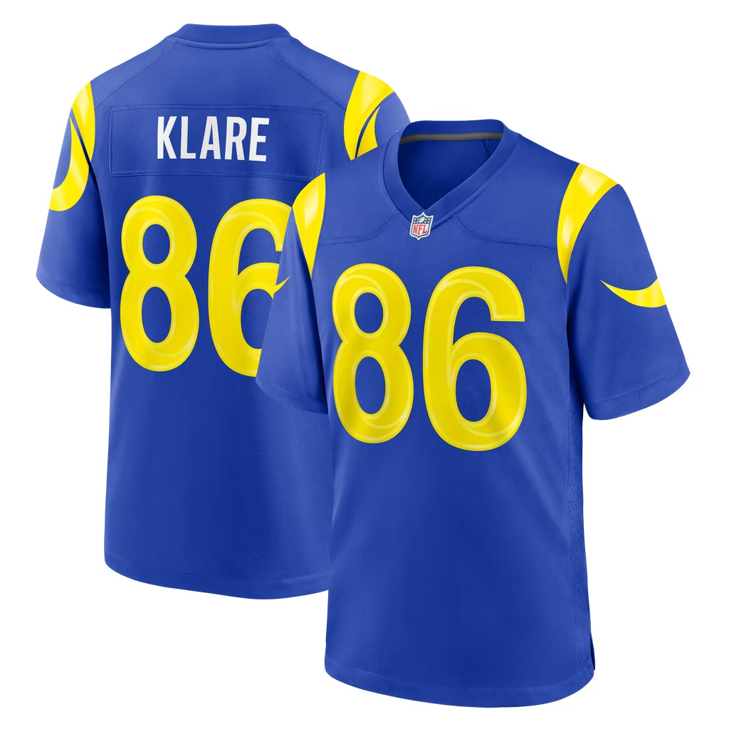Max Klare Jersey Shirt 2026 Los Angeles Rams Merch #86 LA Rams Team Game Jersey Gifts For Fans 1 - Unicasport Max Klare Jersey Shirt 2026 Los Angeles Rams Merch #86 LA Rams Team Game Jersey Gifts For Fans