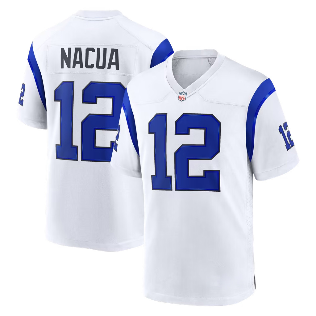 Puka Nacua Jersey Shirt Los Angeles Rams Merch #12 LA Rams Fearsome White Game Jersey Gifts 1 - Unicasport Puka Nacua Jersey Shirt Los Angeles Rams Merch #12 LA Rams Fearsome White Game Jersey Gifts