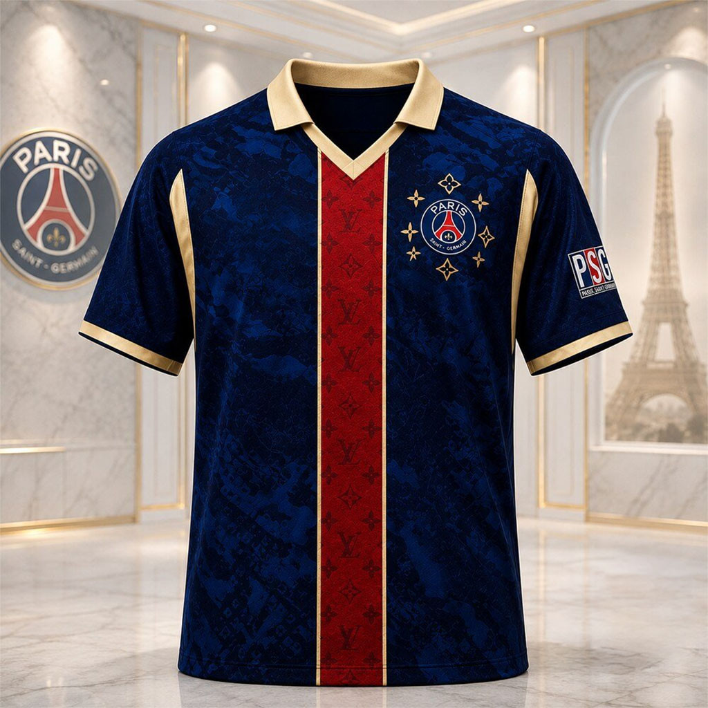 LV X Paris Saint Germain Concept Jersey Shirt 2026 PSG Merch Best Gift For Brothers 1 - Unicasport LV X Paris Saint Germain Concept Jersey Shirt 2026 PSG Merch Best Gift For Brothers