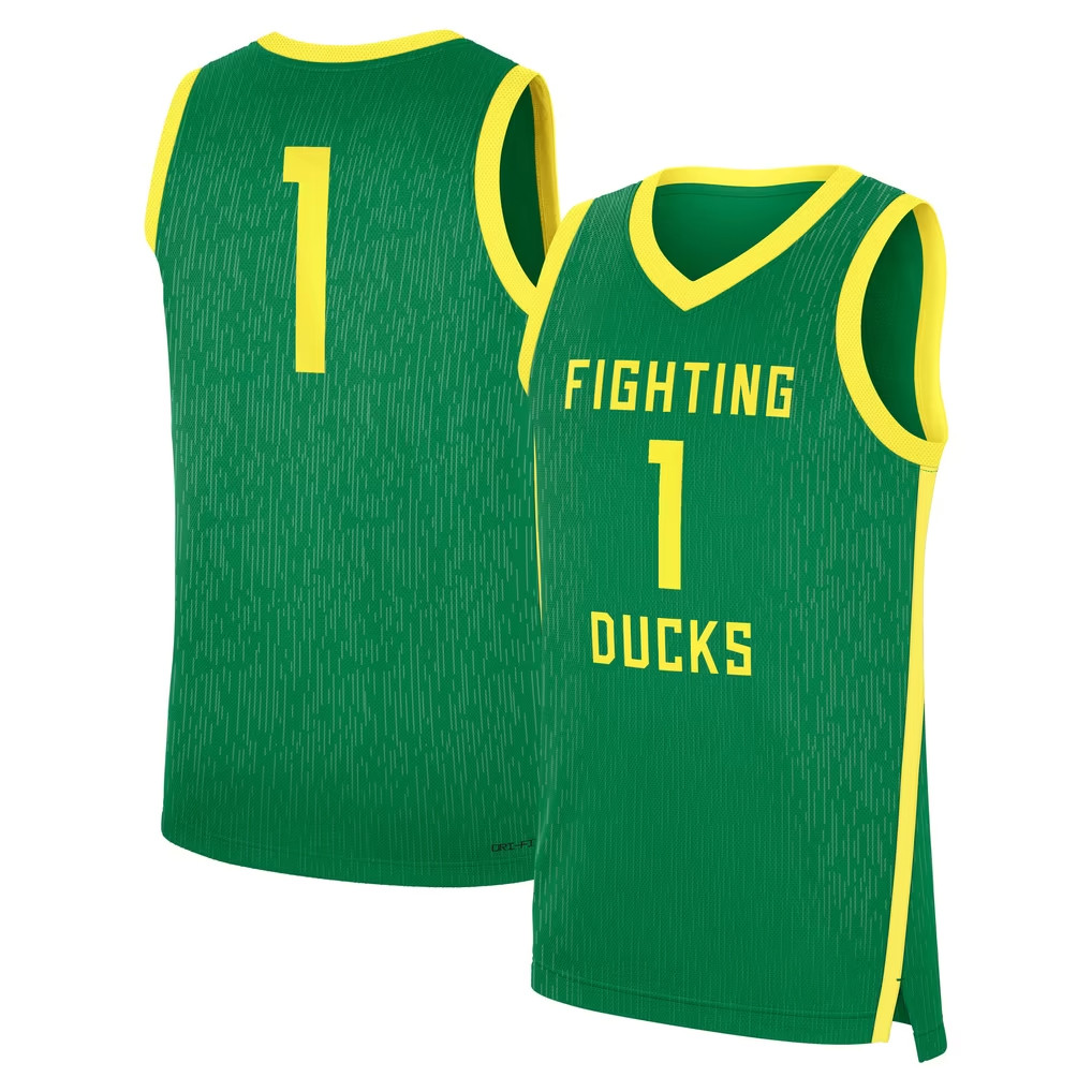 Oregon Ducks Merch 2026 Oregon Ducks Road Replica Basketball Jersey #1 Fighting Ducks Jersey 1 - Unicasport Oregon Ducks Merch 2026 Oregon Ducks Road Replica Basketball Jersey #1 Fighting Ducks Jersey