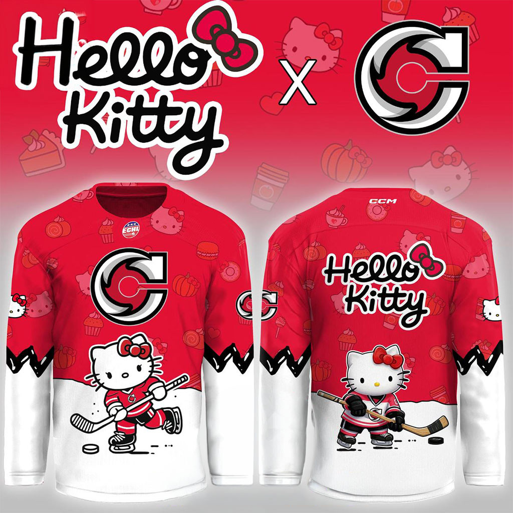Cincinnati Cyclones X Hello Kitty Night 2026 Christmas Night Hockey Jersey Fan Merch Cute Gifts 1 - Unicasport Cincinnati Cyclones X Hello Kitty Night 2026 Christmas Night Hockey Jersey Fan Merch Cute Gifts
