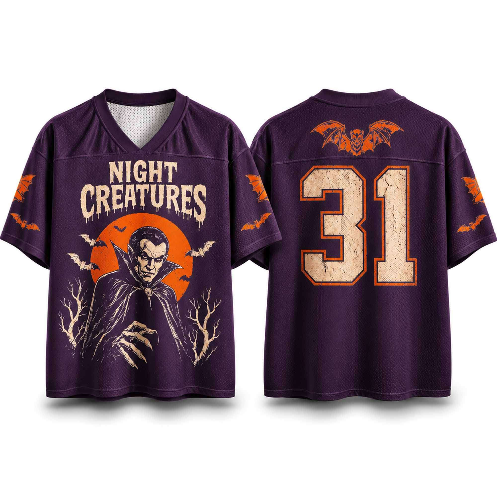 2026 Night Creatures 31 Halloween Jersey Night Creatures Merch Gifts For Horror Lovers 1 - Unicasport 2026 Night Creatures 31 Halloween Jersey Night Creatures Merch Gifts For Horror Lovers