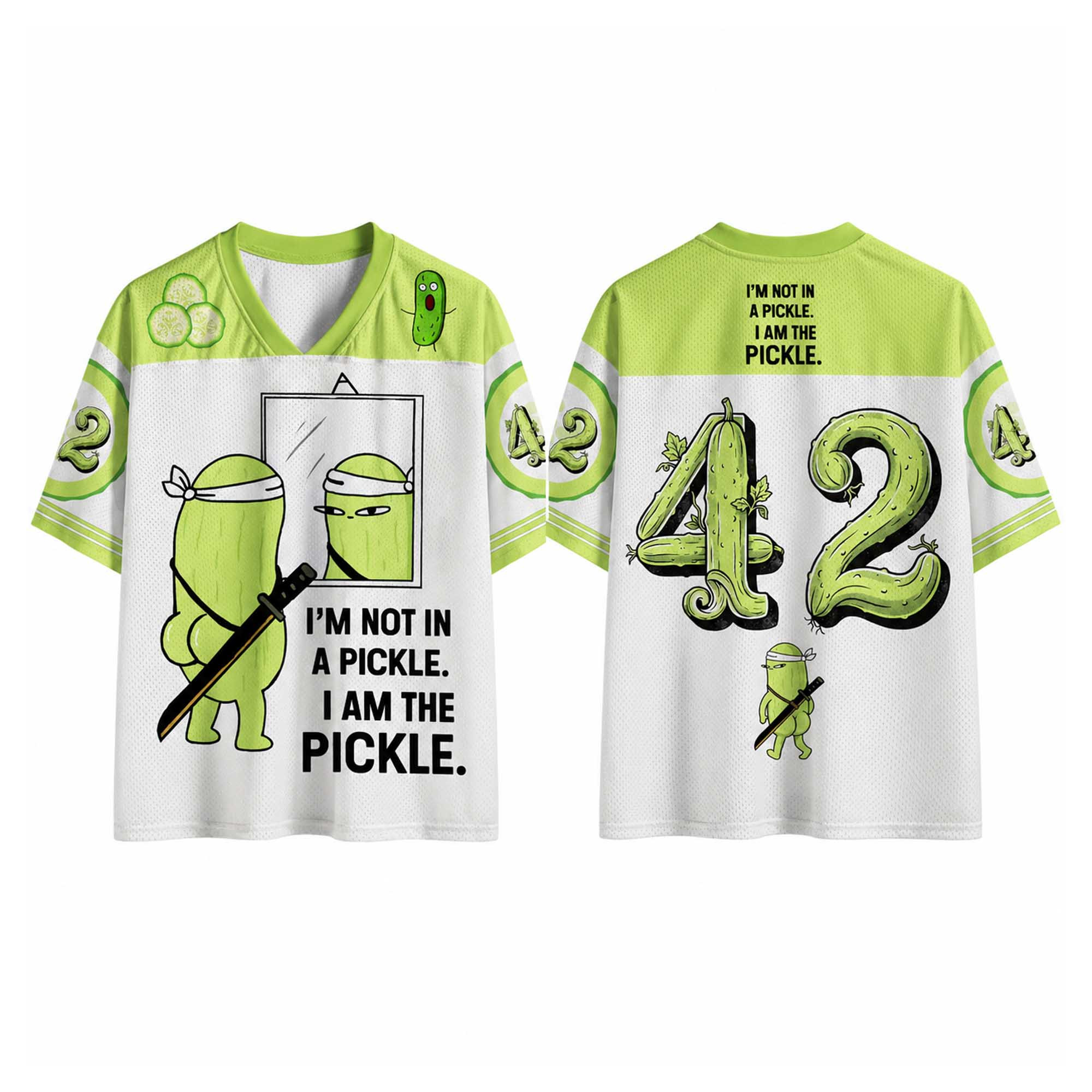 Pickle I'm Not In A Pickle I Am The Pickle 42 Baseball Jersey Funny Pickle Shirt Gifts For BFF 1 - Unicasport Pickle I'm Not In A Pickle I Am The Pickle 42 Baseball Jersey Funny Pickle Shirt Gifts For BFF